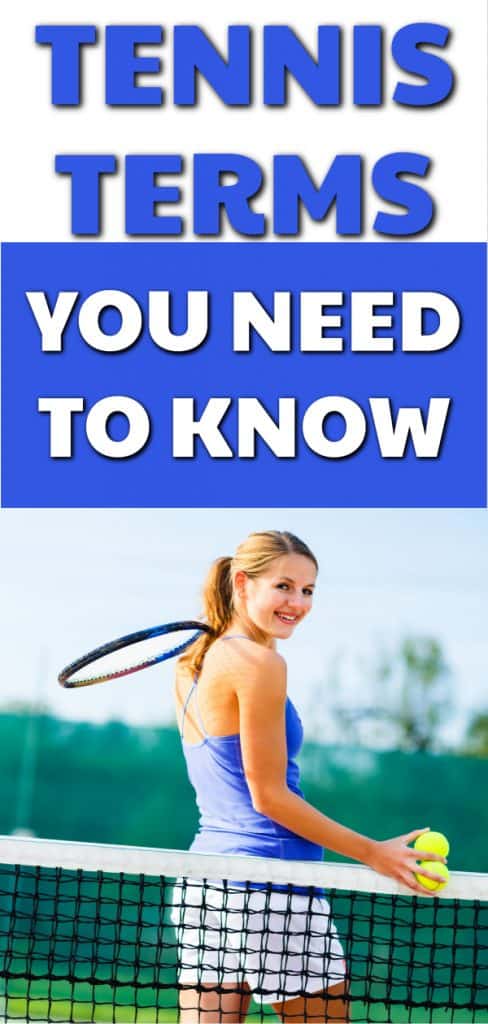 Tennis Terms List for Beginner Tennis Players: Learn the language to keep score in tennis so that you can be prepared for your first match. Find out what the names of tennis hits are including forehand, backhand, lob, and much more.