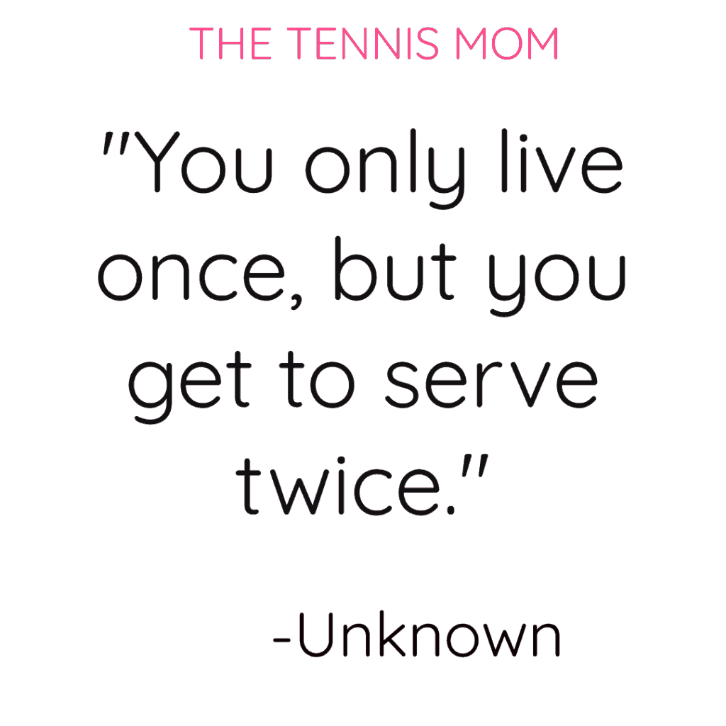 Funny tennis quotes that will make you smile.  This hilarious tennis quote tells the truth about life.