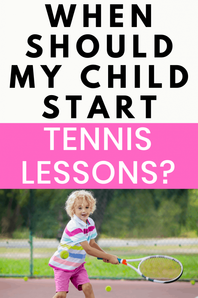 What is the best age to start tennis lessons for kids? - The ...