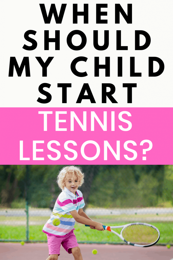 What is the best age to start tennis lessons for kids? Find out how to start tennis training with your child through group or private tennis lessons.