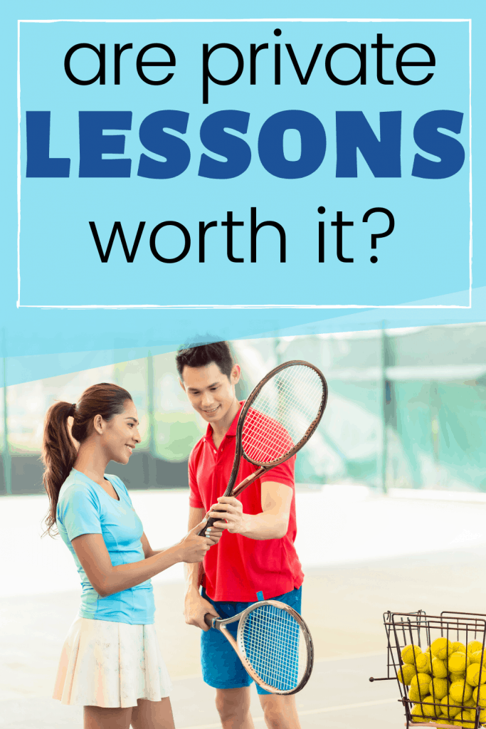 Are private tennis lessons worth it? Find out if you private or group tennis lessons will help improve your tennis strokes and serves.