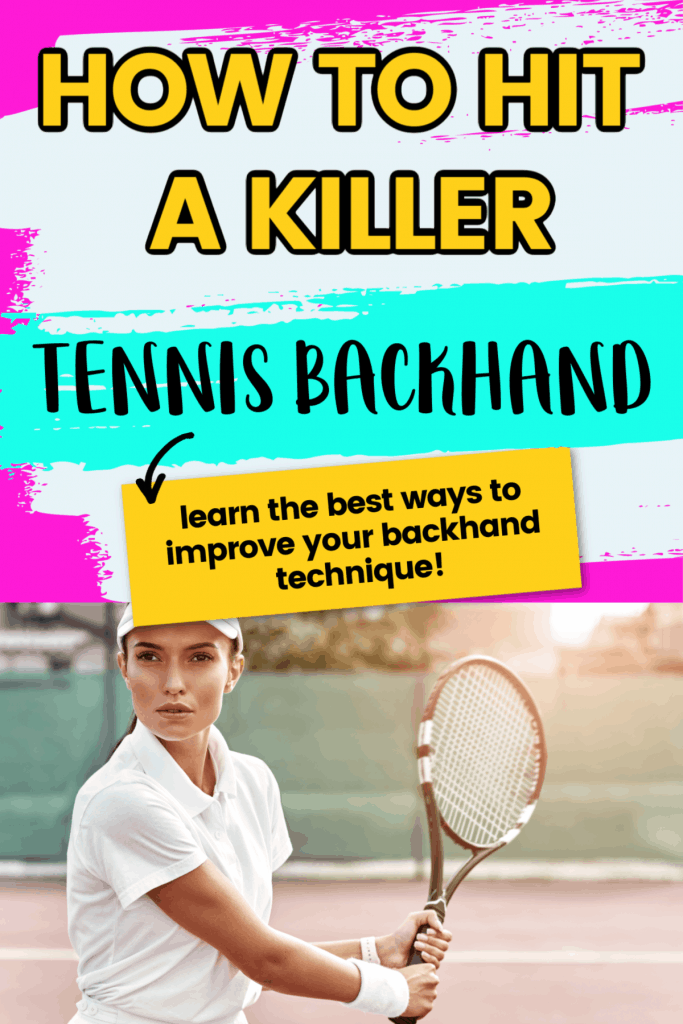 The best tennis backhand drills to improve your one or two handed backhand,  Learn what grip to use and simple tennis tips to improve your backhand technique.