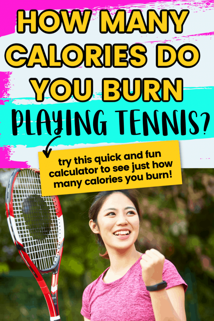 How many calories do you burn playing tennis? Try this fun calculator to see just how many calories you burn playing tennis whether it be doubles or singles. 